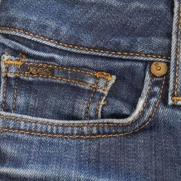 Joe's Honey Logo Cory Washed‎ Distressed Blue Sz 25x31 Jeans w Pockets - Picture 8 of 12